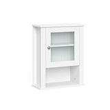 RiverRidge Prescott 16.5-in x 20.5-in x 7.06-in White Soft Close Bathroom Wall Cabinet