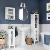 RiverRidge Prescott 16.5-in x 20.5-in x 7.06-in White Soft Close Bathroom Wall Cabinet