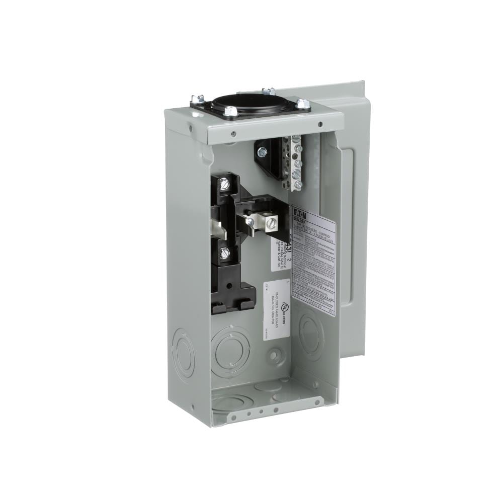 Eaton Type BR 70-Amp 2-space load center - label view