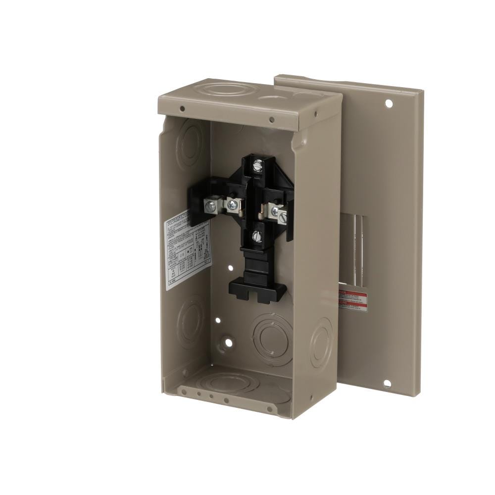 Eaton Type CH 70-Amp 2-space load center - angle view