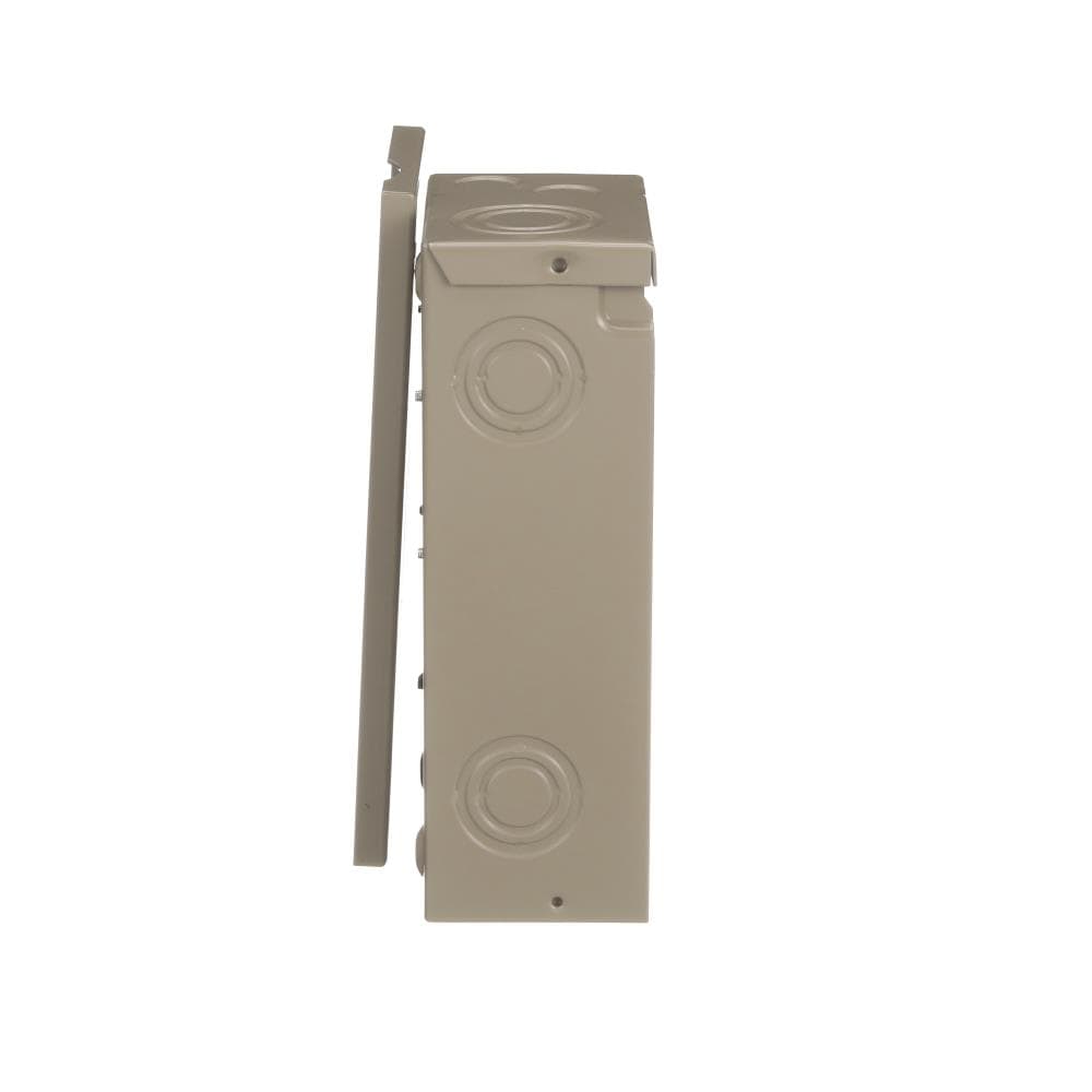 Eaton Type CH 70-Amp 2-space load center - detail view