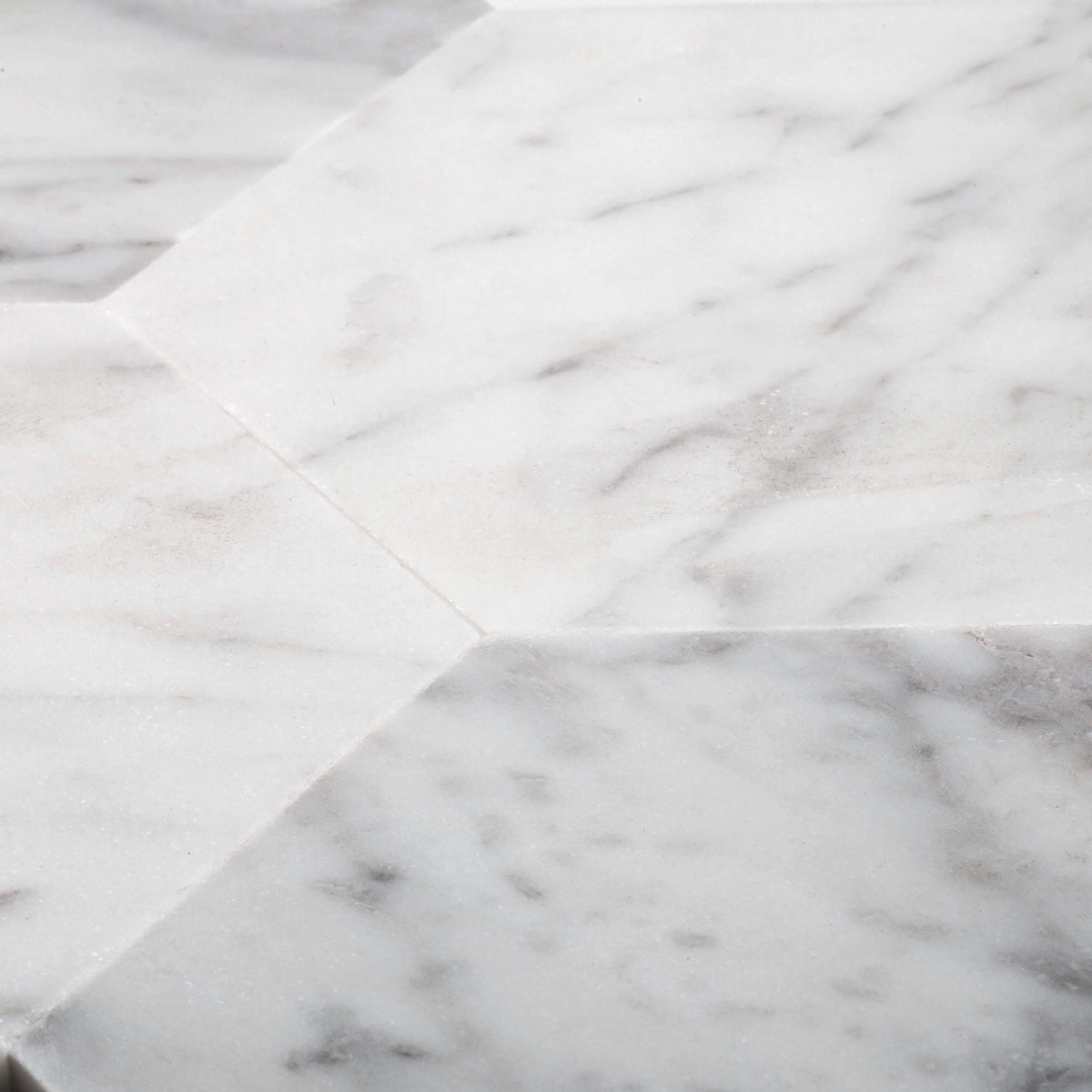 Apollo Tile Brisk White 9-in x 10-in Polished Natural Stone Marble Hexagon Wall Tile (6.41-sq. ft/ Carton)