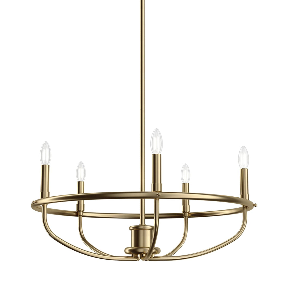 Kichler Bethel 5-Light Bronze Modern/Contemporary Chandelier