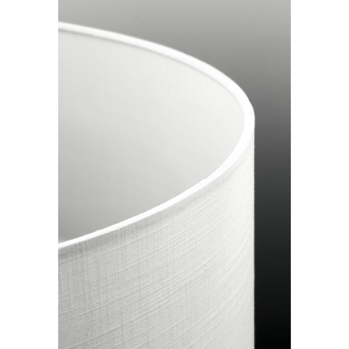 Progress Lighting Drum Shade 5-Light Brushed Nickel Transitional Chandelier