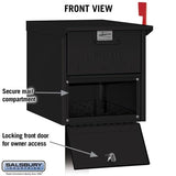 Roadside Mailbox with Locking Doors and Powder-Coated Finish