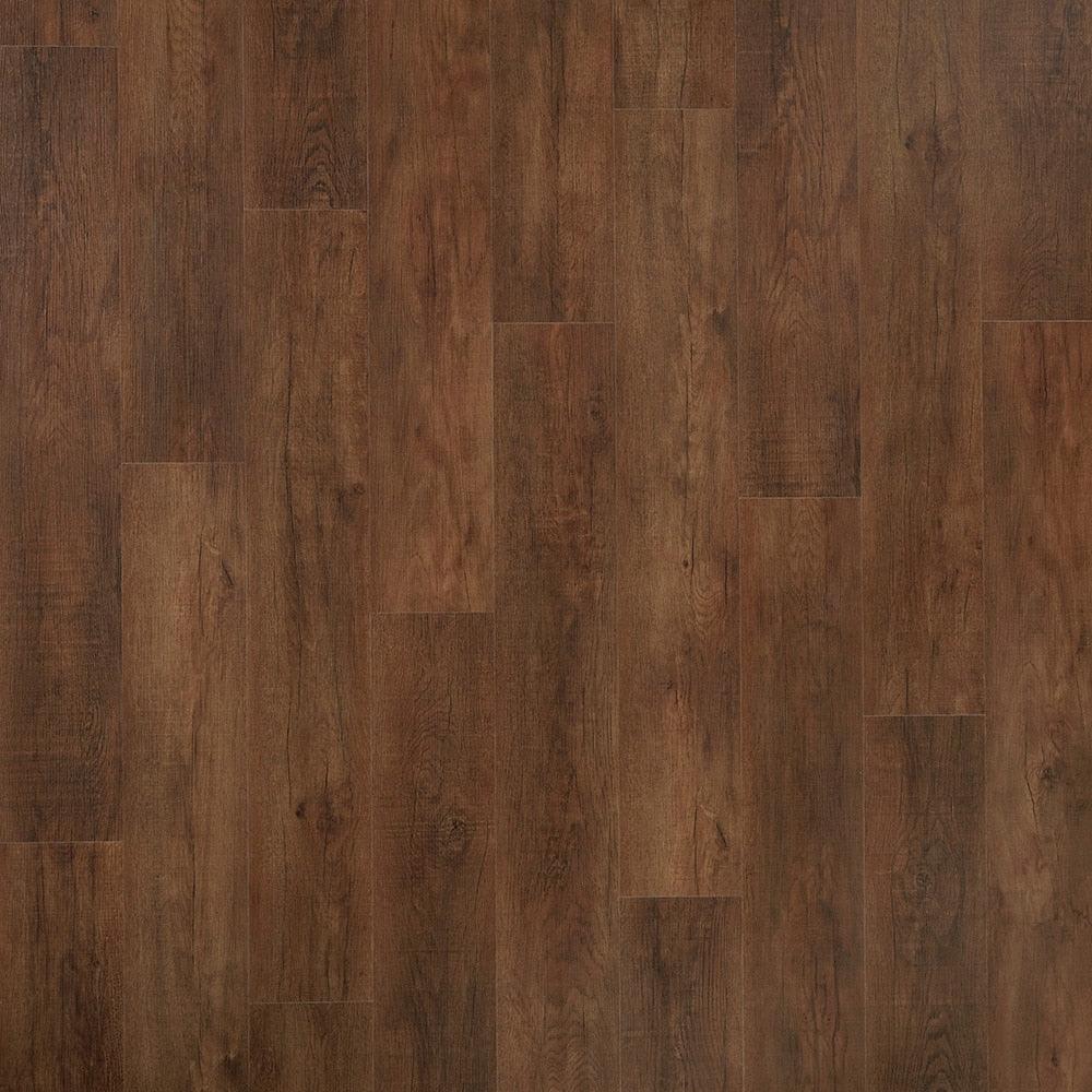 Pergo DuraCraft +WetProtect Rickhouse Oak 7-1/2-in Wide x 6-mm Thick Waterproof Interlocking Luxury Vinyl Plank Flooring (17.43-sq ft)