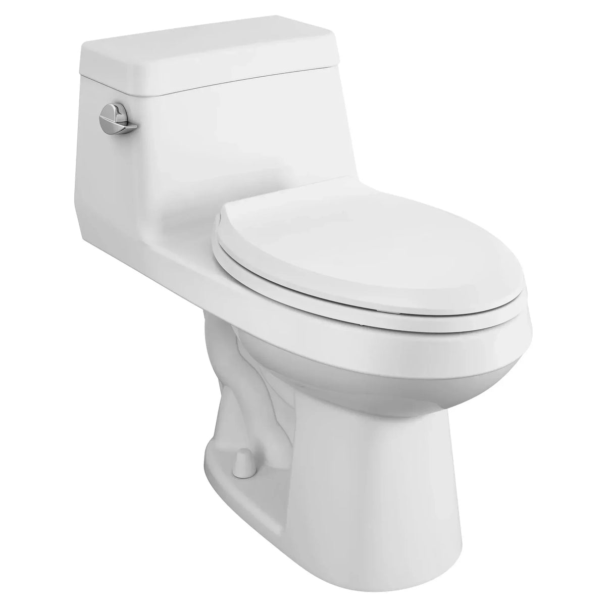 Colony 1-Piece 1.28 GPF Single Flush Elongated Toilet in White, Seat Included