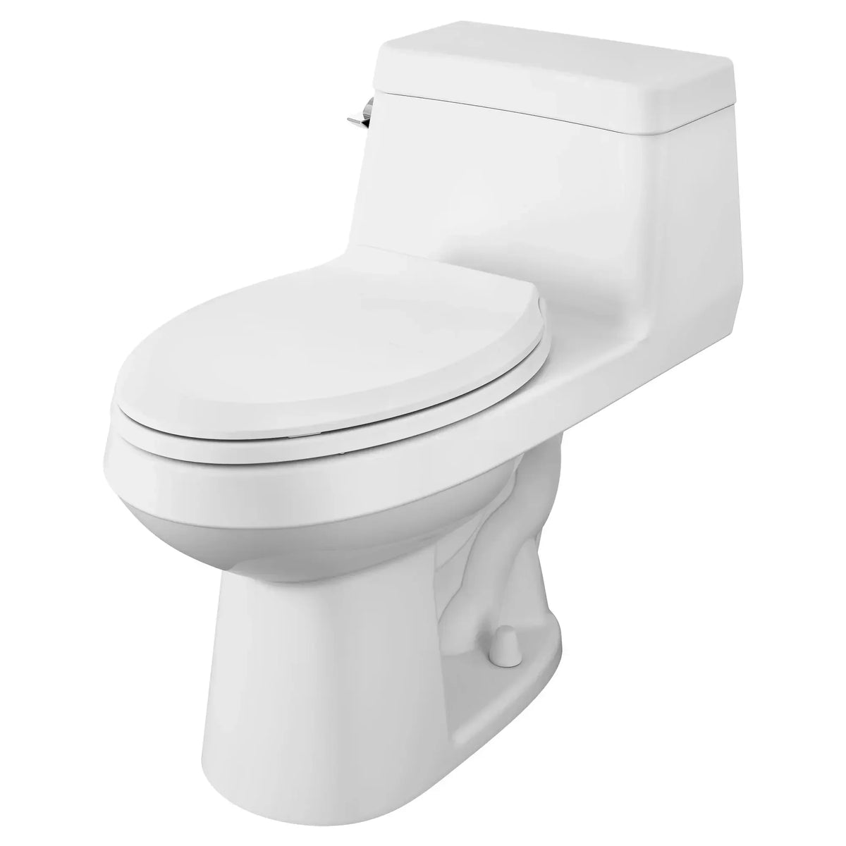 Colony 1-Piece 1.28 GPF Single Flush Elongated Toilet in White, Seat Included