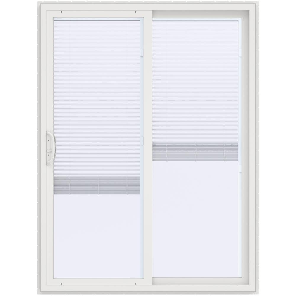 JELD-WEN 60-in x 80-in Vinyl Sliding, Right-hand sliding – product-only view