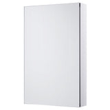 allen + roth Maximum Storage 15-in x 24-in Fog Free Surface Mount Silver Mirrored Soft Close Medicine Cabinet