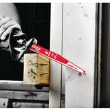 9 in. 5/7 tpi Demo Demon Carbide Tipped Reciprocating Saw Blade for Nail-Embedded Wood (3-Pack) - Super Arbor