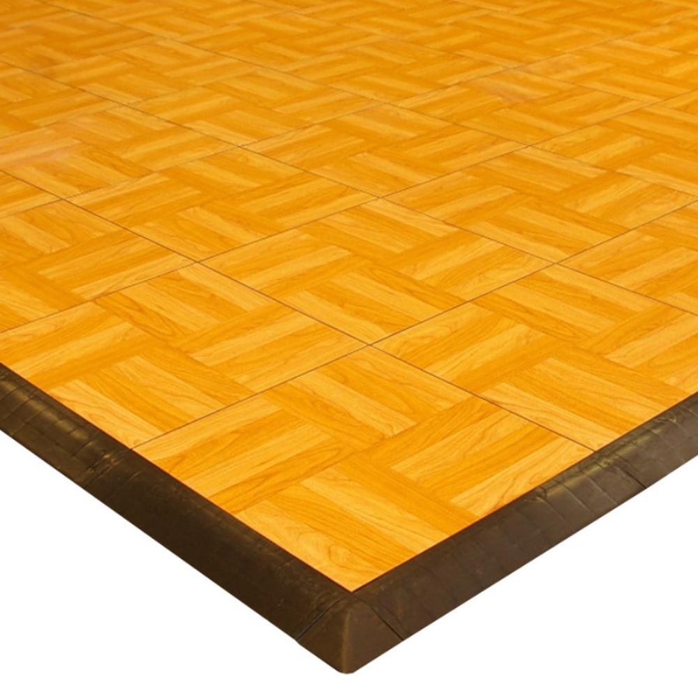 Greatmats 2.375-in W x 12-in L x 0.625-in T Interlocking Vinyl/Plastic Gym Floor Tile (1.2-sq ft) (8-Pack)