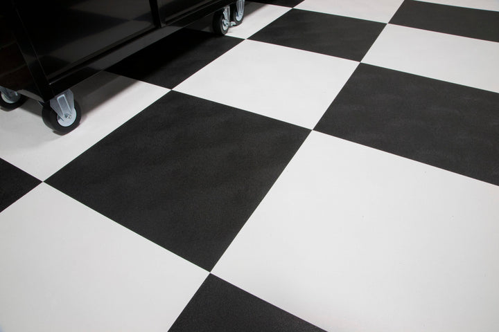 G-Floor RaceDay Levant Slate Grey Polyvinyl 24 in. x 24 in. Peel and Stick Tile (40 sq. ft. / case)