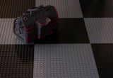 G-Floor RaceDay Diamond Tread Midnight Black 24 in. x 24 in. Peel and Stick Polyvinyl Tile (40 sq. ft. / case)