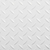 G-Floor RaceDay Diamond Tread Absolute White 24 in. x 24 in. Peel-and-Stick Polyvinyl Tile, 40 sq. ft. Case