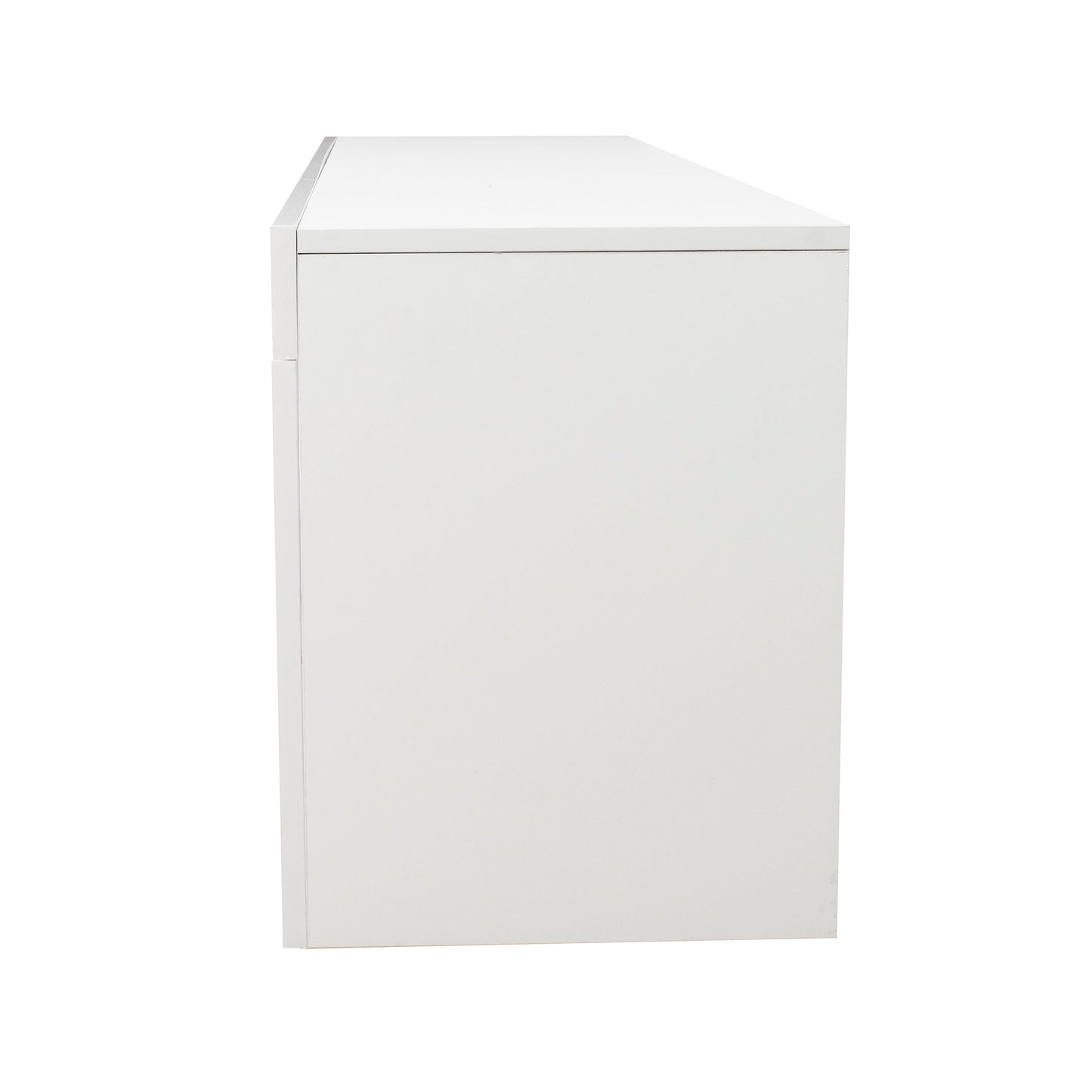 GZMR TV Base Stand with LED Light TV Cabinet Modern/Contemporary White TV Cabinet (Accommodates TVs up to 70-in)