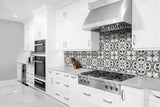 Satori Nouveau Flora Deco 8-in x 8-in Matte Porcelain Encaustic Floor and Wall Tile (0.43-sq. ft/ Piece)