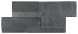 Satori Charcoal Ledgestone 6-in x 12-in Natural Stone Slate Stone Look Wall Tile (0.48-sq ft per Piece)