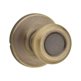 Tylo Polished Brass Passage Hall/Closet Door Knob Featuring Microban Antimicrobial Technology - Super Arbor