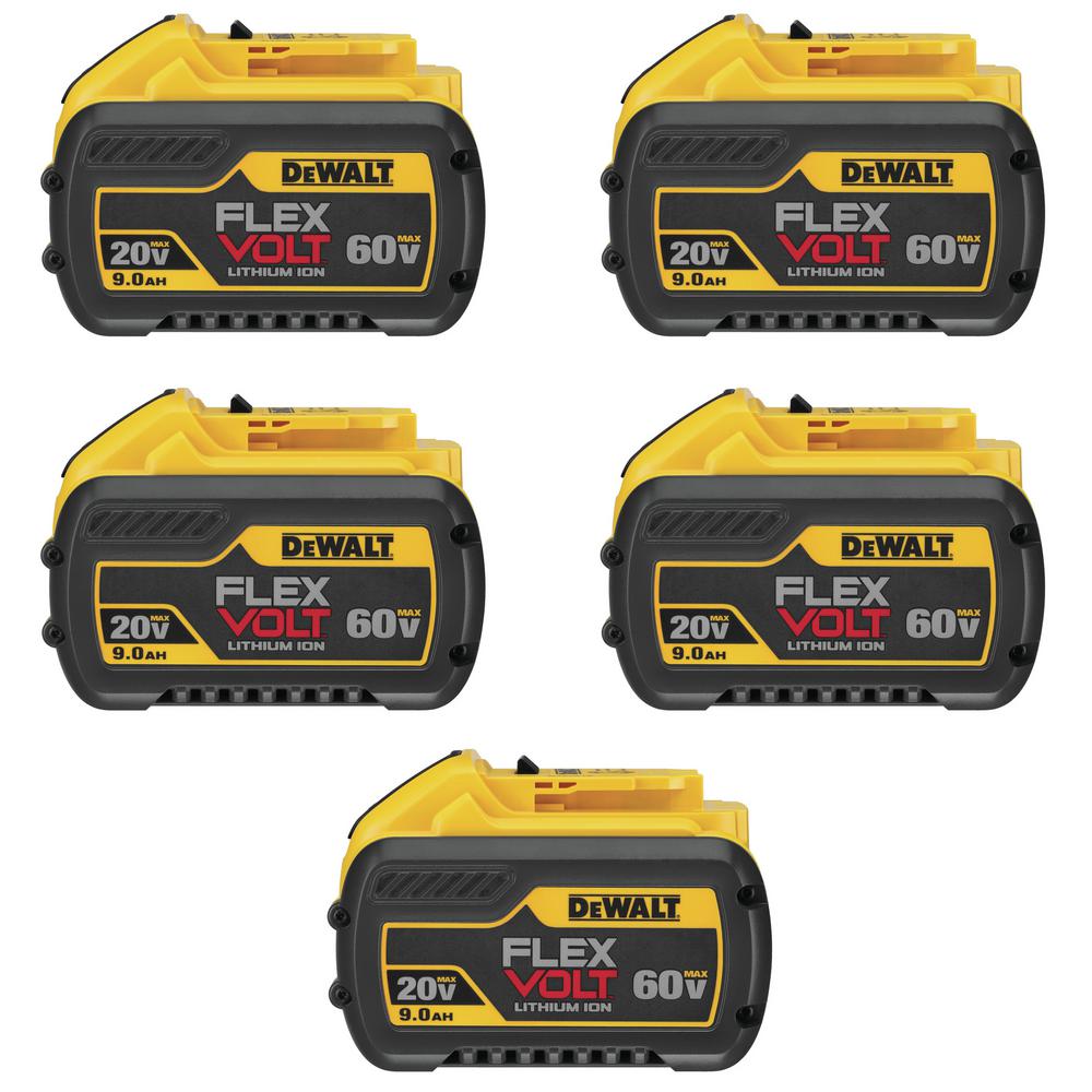 FLEXVOLT 20-Volt/60-Volt MAX Lithium-Ion 6.0Ah Battery Pack (2-Pack)