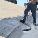 AMES Elasto-Barrier Adhesive Base Coat Waterproof Elastomeric Roof Sealant – 5-Gallon