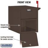 Bronze Mail Chest with Secure Locking Doors and USPS Approval