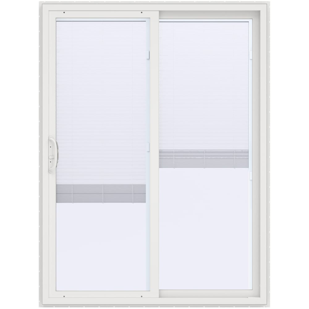 JELD-WEN 60-in x 80-in Vinyl Sliding, Right-hand sliding – product-only view