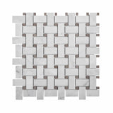 Apollo Tile (Sample) White, Beige 4-in x 4-in Polished Marble Floor and Wall Tile