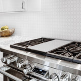 Satori Hudson Brilliant White Bistro 12-in x 12-in Matte Porcelain Hexagon Wall Tile (0.91-sq ft per Piece)