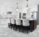 Satori Nouveau Arabesque Flora 8-in x 8-in Matte Porcelain Floor and Wall Tile (0.43-sq. ft/ Piece)