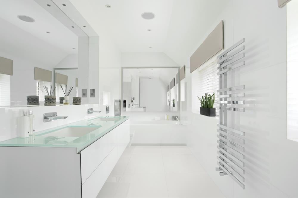 Satori Windsor White 24-in x 24-in Polished Porcelain Floor and Wall Tile (3.87-sq. ft/ Piece)