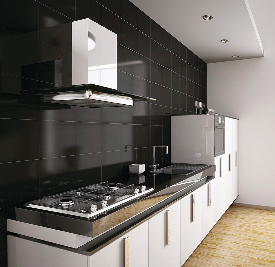 Satori Absolute Black 12-in x 12-in Polished Natural Stone Granite Floor and Wall Tile (1-sq. ft/ Piece)