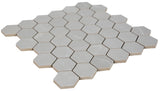 Satori Palisade Grigio Polished Hexagon 12-in x 12-in Polished Porcelain Marble-Look Mosaic Tile, 9.7-sq ft Carton