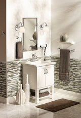 Moen Voss 18-in Polished Nickel Wall Mount Single Towel Bar