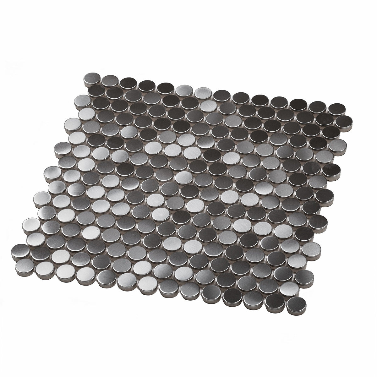 Apollo Tile Metal 11-in x 11-in Polished Metal Hexagon Floor and Wall Tile (4.75-sq. ft/ Carton)