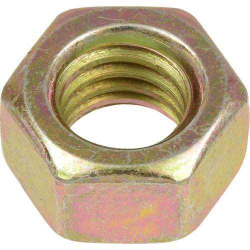 Hillman 7/16 in. Zinc Dichromate Grade 8 Steel USS Hex Nut, Coarse Thread, 50-Pack