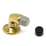 Mini Solid Brass Floor Mounted Gooseneck Door Stop in Oil-Rubbed Bronze - Super Arbor