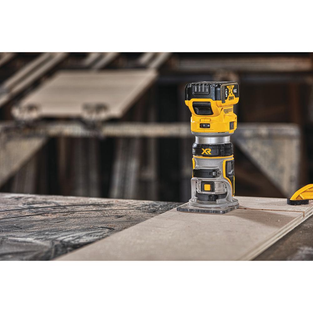 20-Volt MAX XR Lithium-Ion Cordless Woodworking Combo Kit (2-Tool) with Brushless Jigsaw & Brushless Router - Super Arbor