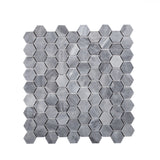 Apollo Tile (Sample) White 4-in x 4-in Polished Marble Honeycomb Floor and Wall Tile