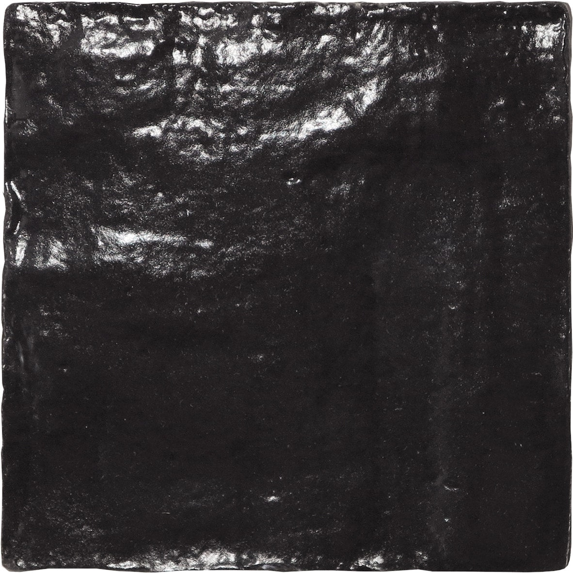 Apollo Tile Duchess Black 4-in x 4-in Glossy Ceramic Wall Tile (5.38-sq. ft/ Carton)