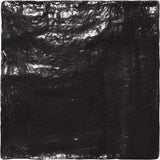 Apollo Tile Duchess Black 4-in x 4-in Glossy Ceramic Wall Tile (5.38-sq. ft/ Carton)