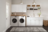 Diamond NOW Arcadia 36-in W x 18-in H x 12-in D White Wall Fully Assembled Cabinet (Recessed Panel Shaker Door Style)