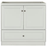 Ultraline 42 in. W x 21 in. D x 34.5 in. H Vanity Cabinet Only in Medium Alder - Super Arbor