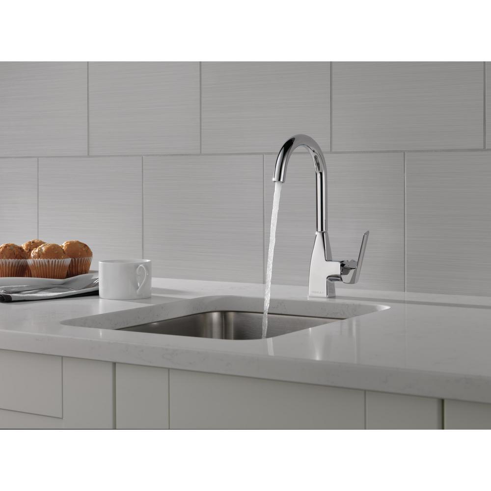 Xander Single-Handle Bar Faucet in Chrome - Super Arbor