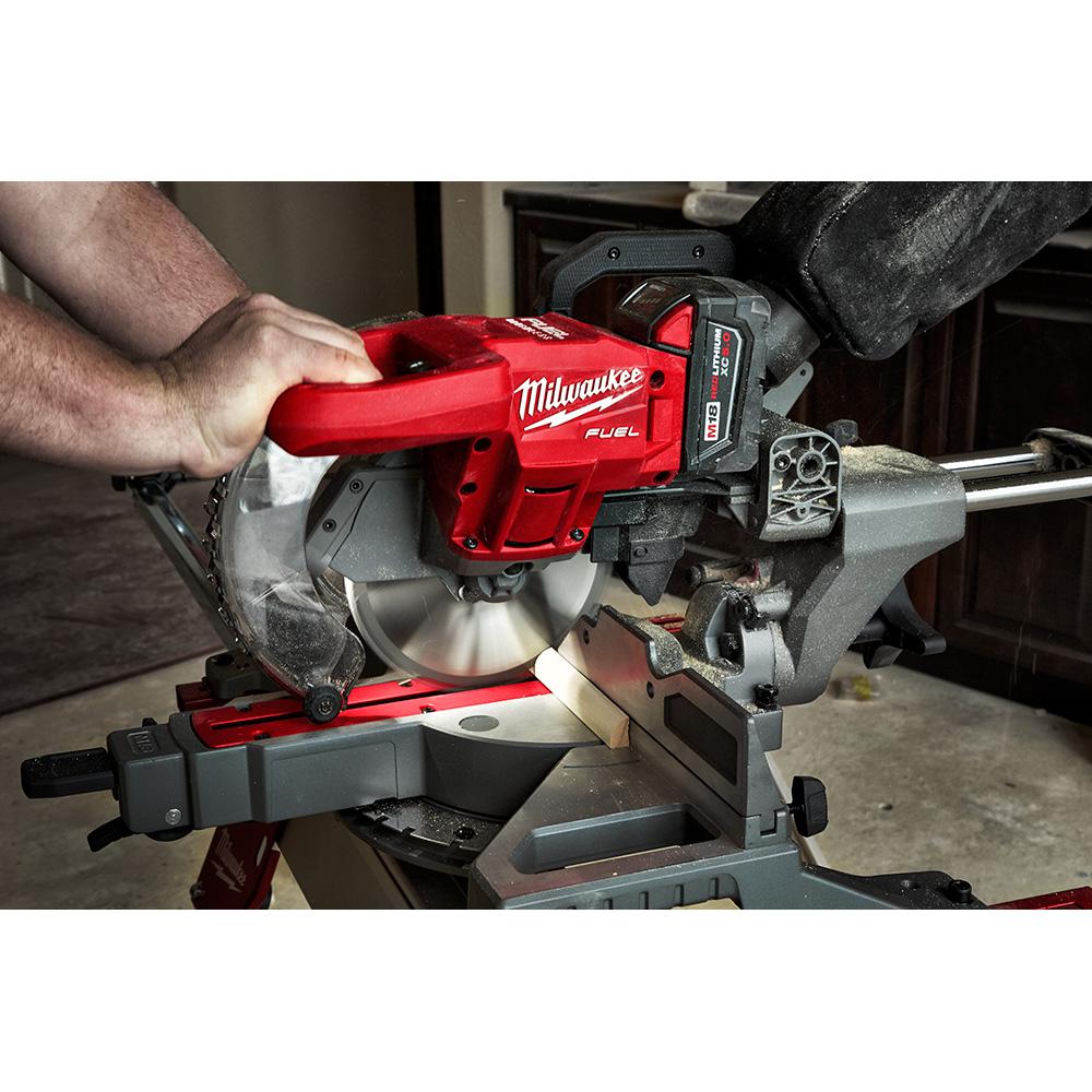 M18 FUEL 18-Volt Lithium-Ion Brushless 7-1/4 in. Cordless Dual Bevel Sliding Compound Miter Saw with Jig Saw