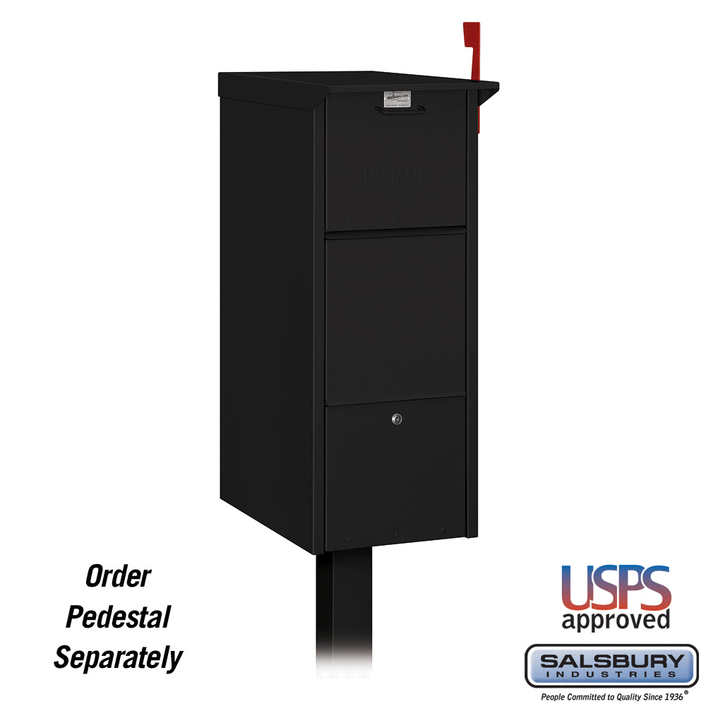 Durable Aluminum Mail Package Drop with Secure Locking Doors and USPS Approval