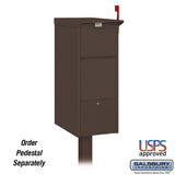 Mail Package Drop Box - Bronze, Secure and USPS Approved
