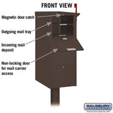 Mail Package Drop Box - Bronze, Secure and USPS Approved