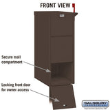 Mail Package Drop Box - Bronze, Secure and USPS Approved