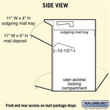 Mail Package Drop Box - Bronze, Secure and USPS Approved